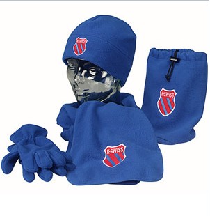 hat & gloves ,scarf polar fleece set