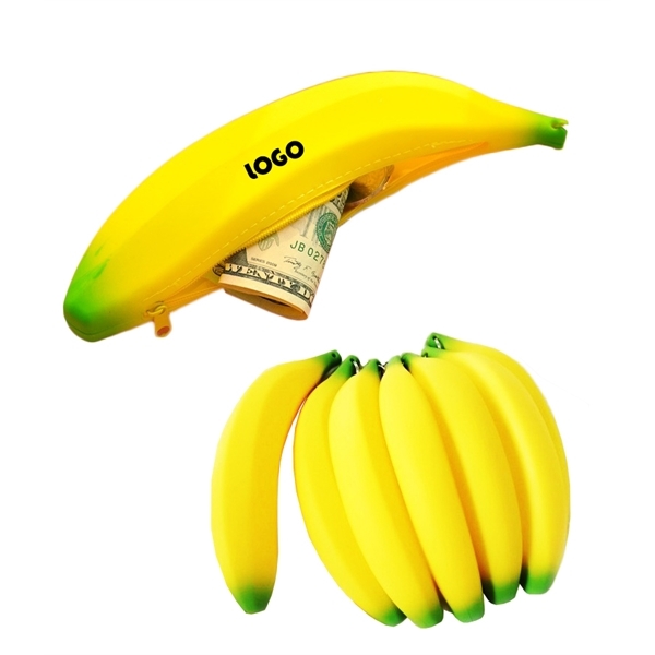 Banana Silicone Coin Purse