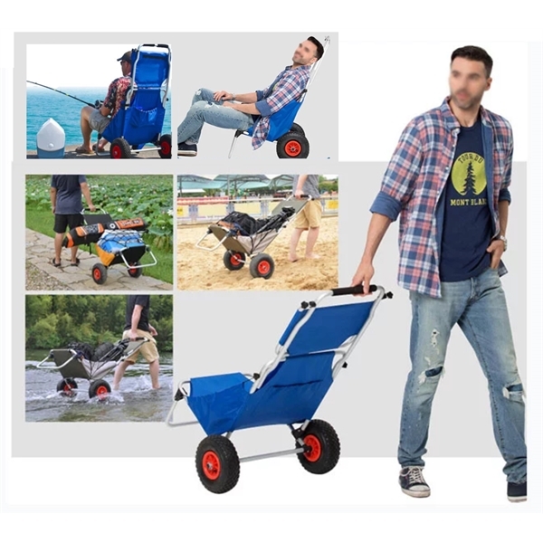Collapsible Trolley Beach Cart