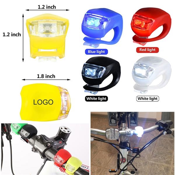 Water Resistant Bicycle Light Silicone LED Bike Light